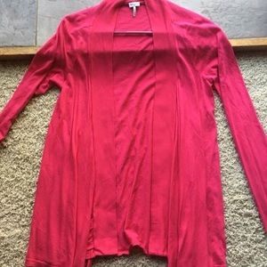 Splendid fuschia light cardigan